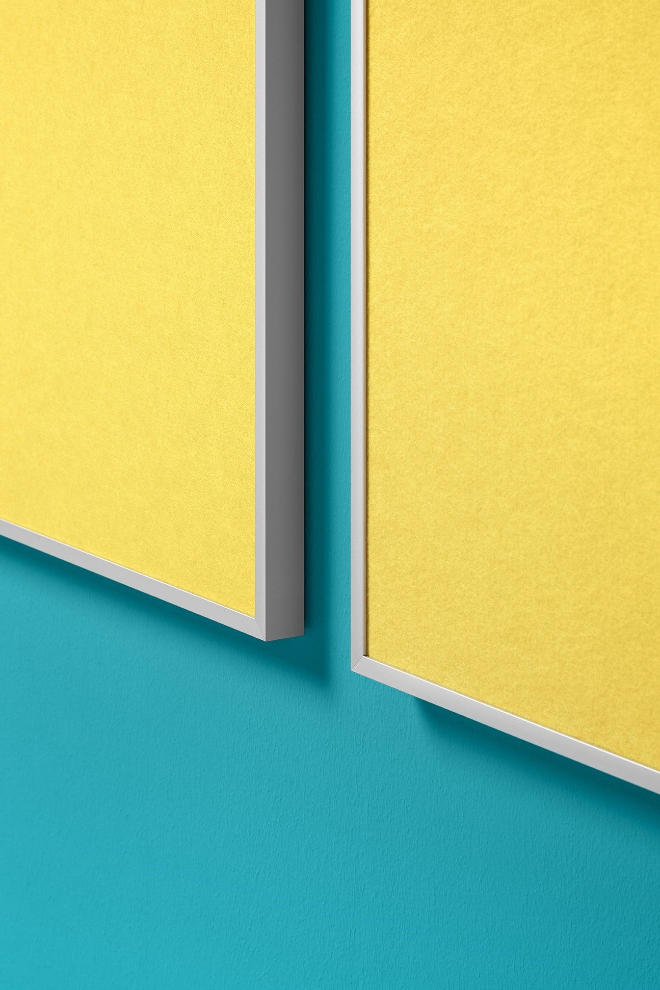Panel acústico de pared con perfil de aluminio