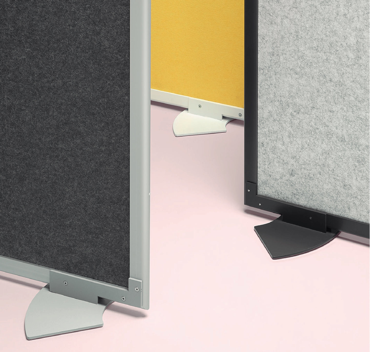Acoustic panel type screen