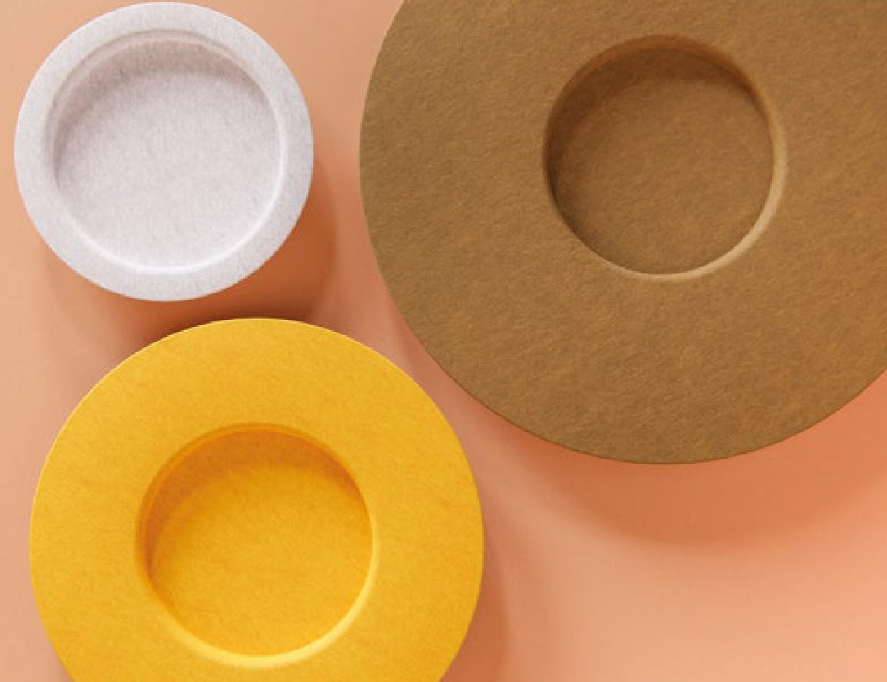 Round acoustic panels