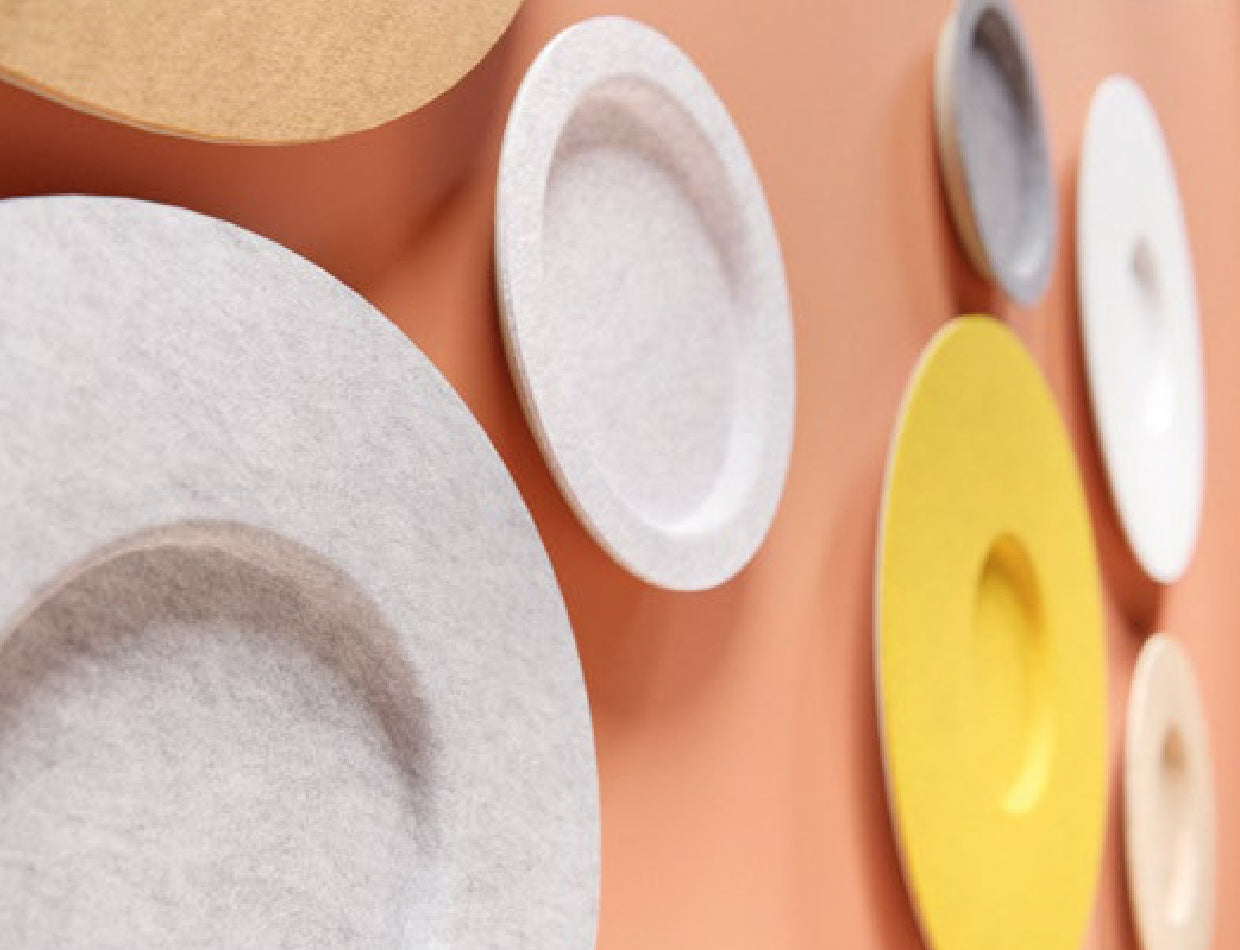 Round acoustic panels