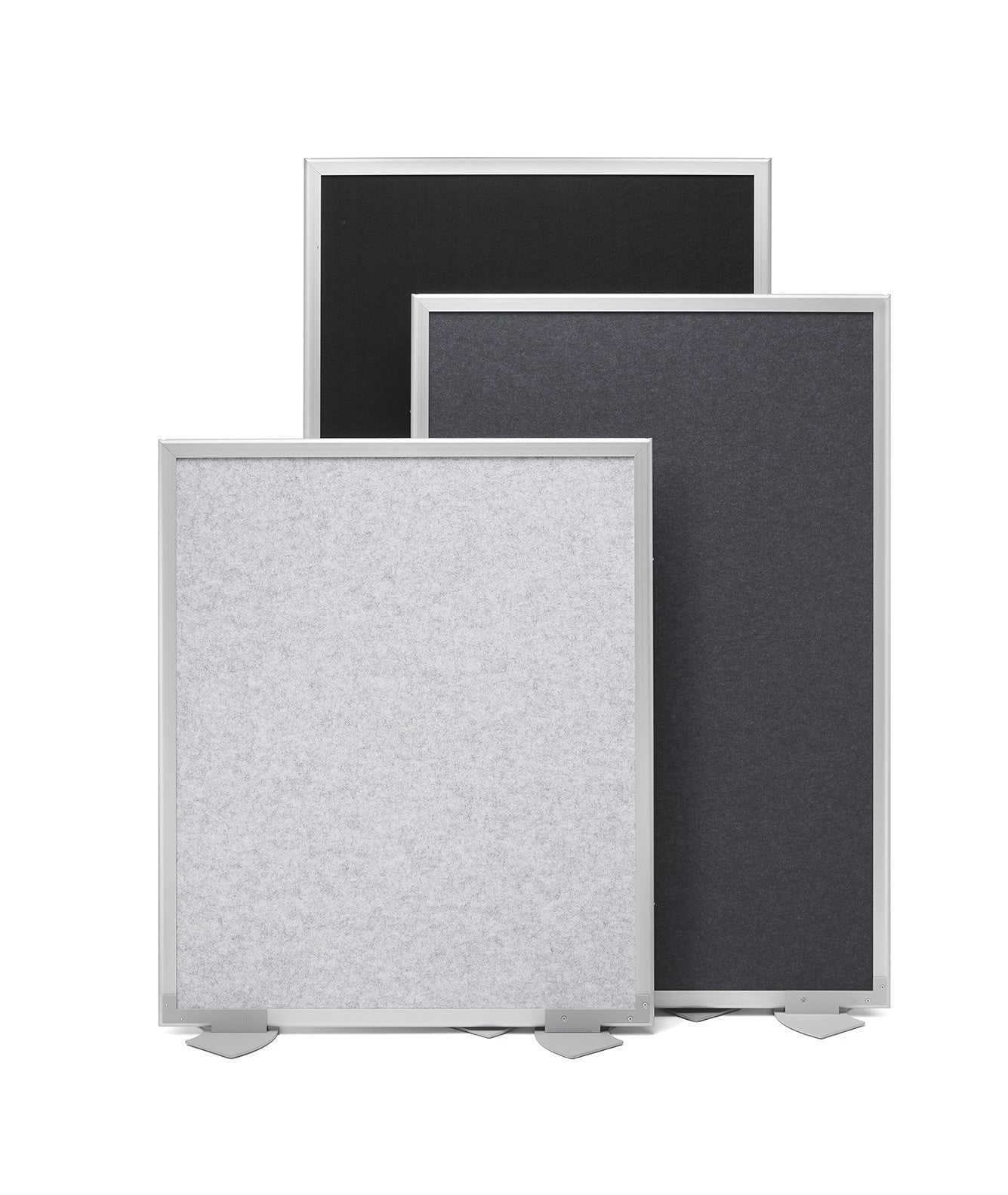 Acoustic panel type screen
