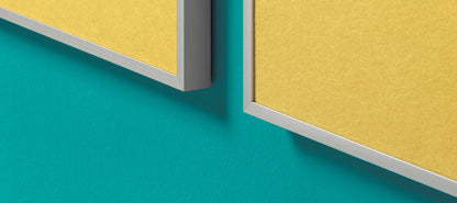 Panel acústico de pared con perfil de aluminio